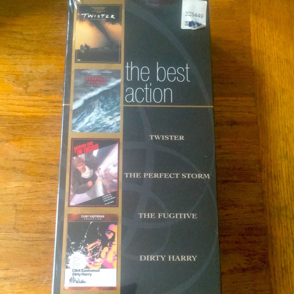 Brand New 4 DVD Set Twister/ The Fugitive/ Dirty Harry/ The Perfect Storm